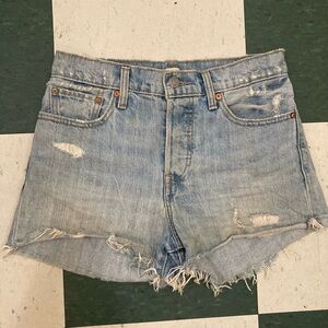 Levi’s Light Blue Denim Shorts